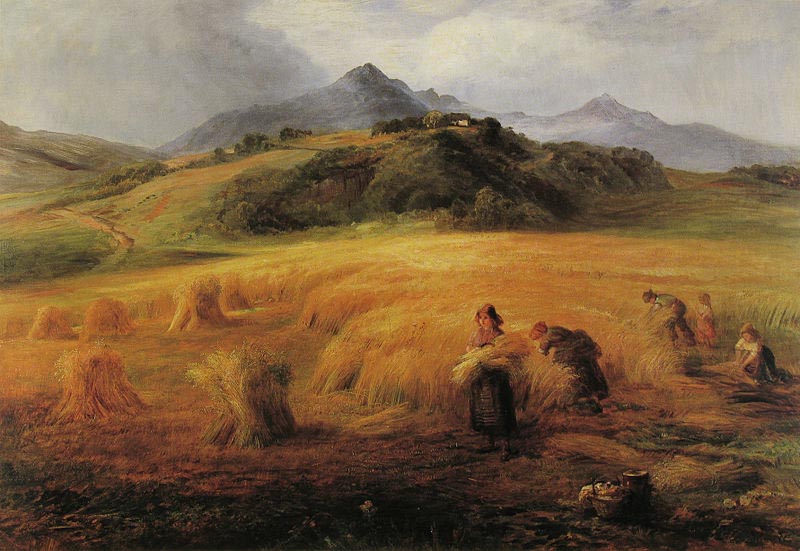 John MacWhirter Harvesting in Arran